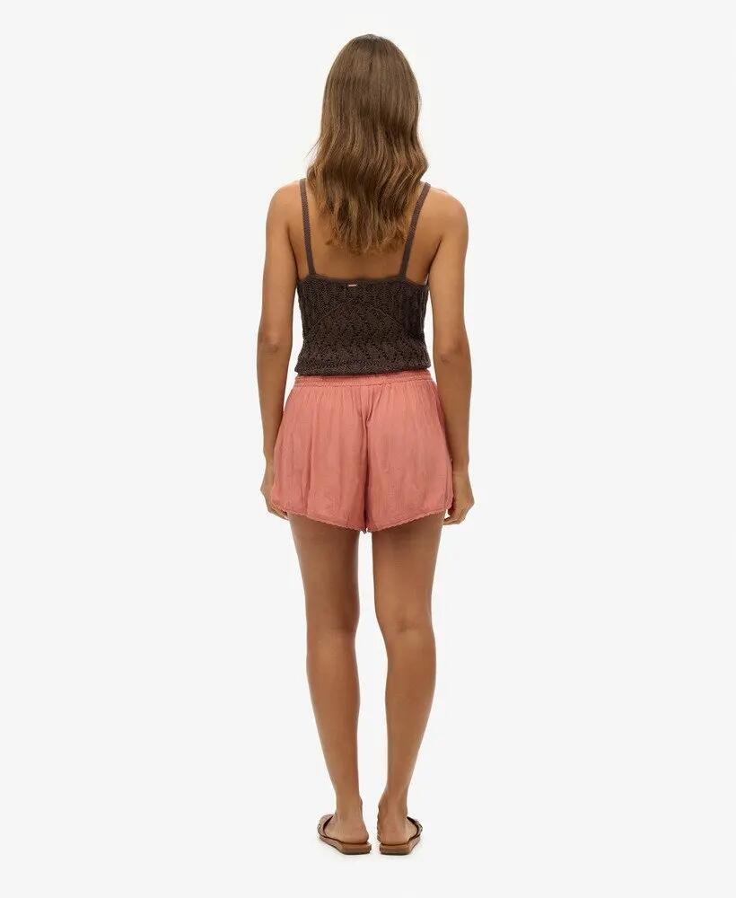 superdry Beach Shorts aus Viskose mit SpitzenDetails 4/7