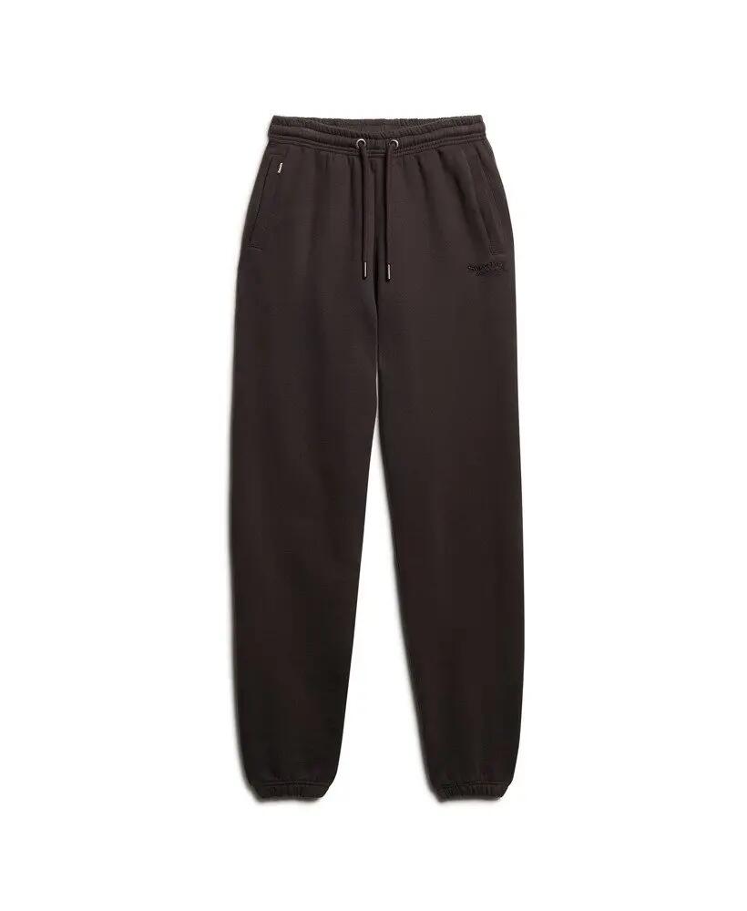 superdry Joggers Essential Logo con polsini — BISON BLACK 7/7