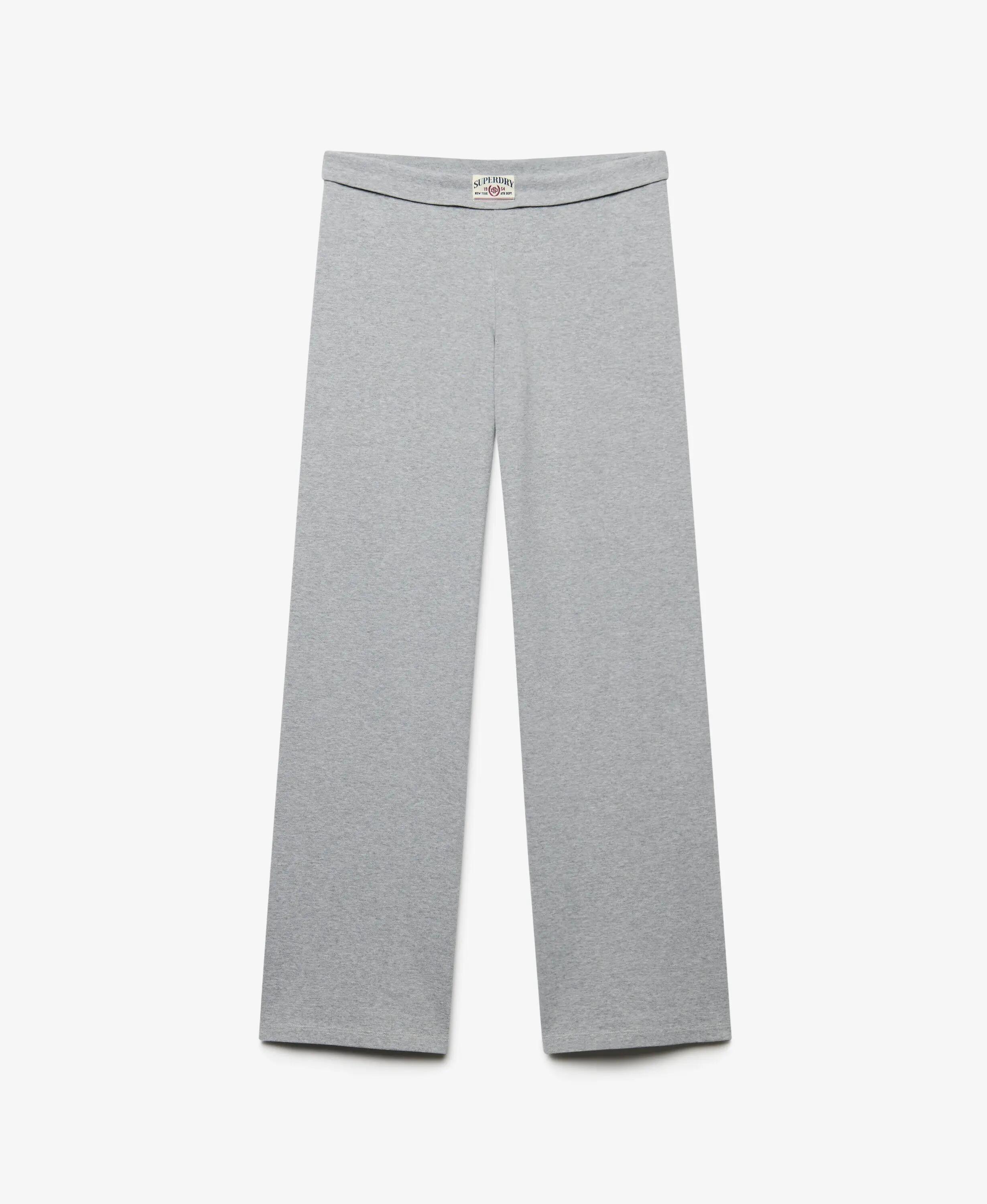 superdry Calças Joggers Fold Over Athletic Essentials slim cinzento 7/7