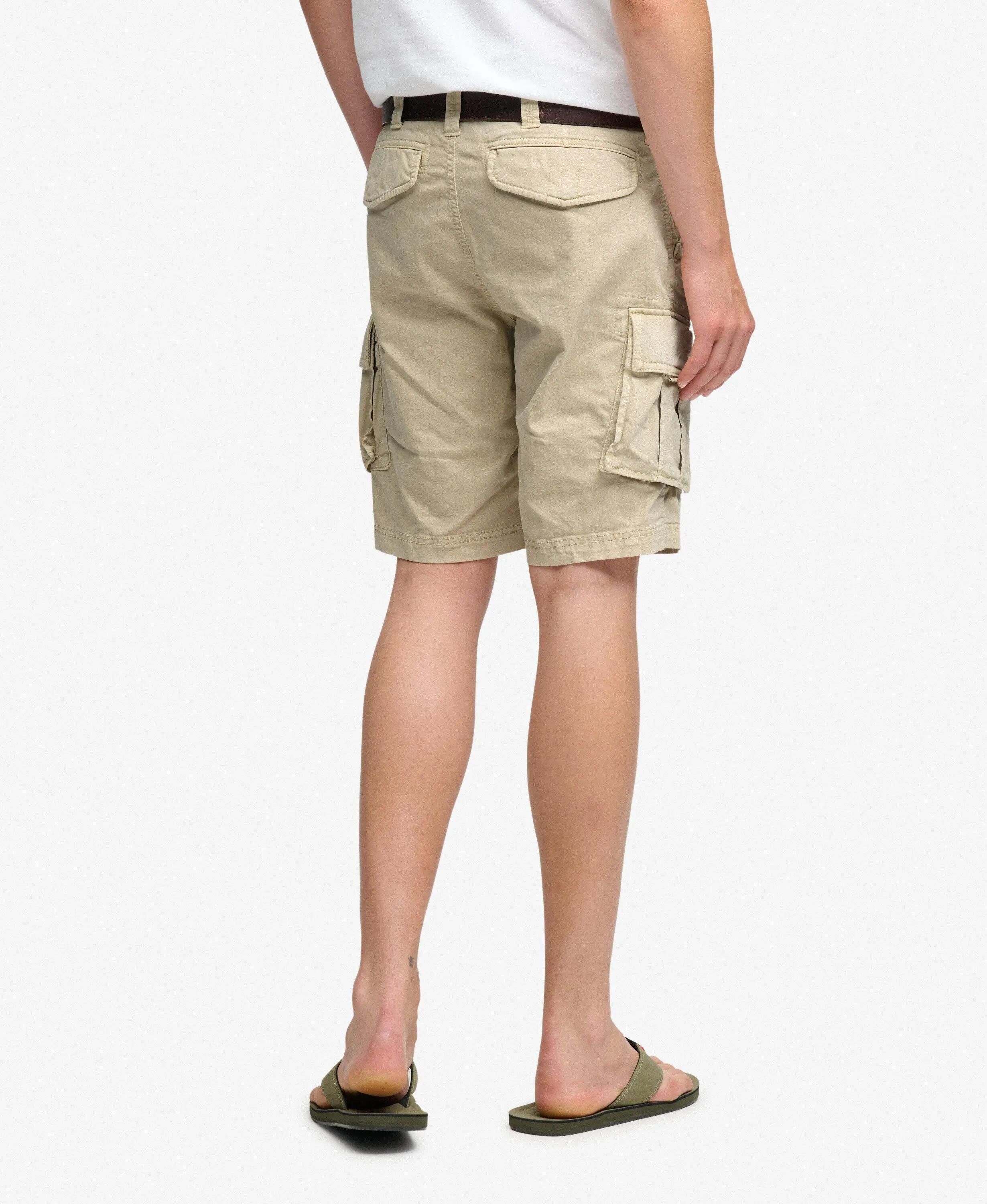 superdry Core Cargo Shorts – corte relaxed, tecido twill – SAND 3/5