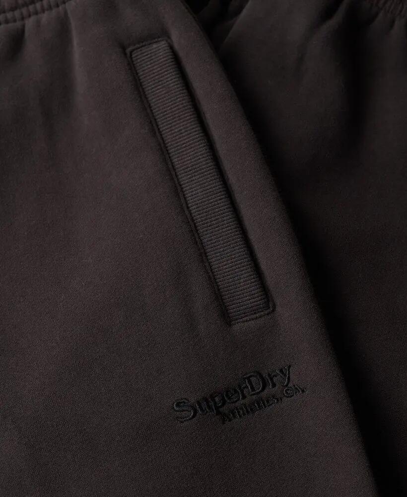 superdry Joggers Essential Logo con polsini — BISON BLACK 6/7
