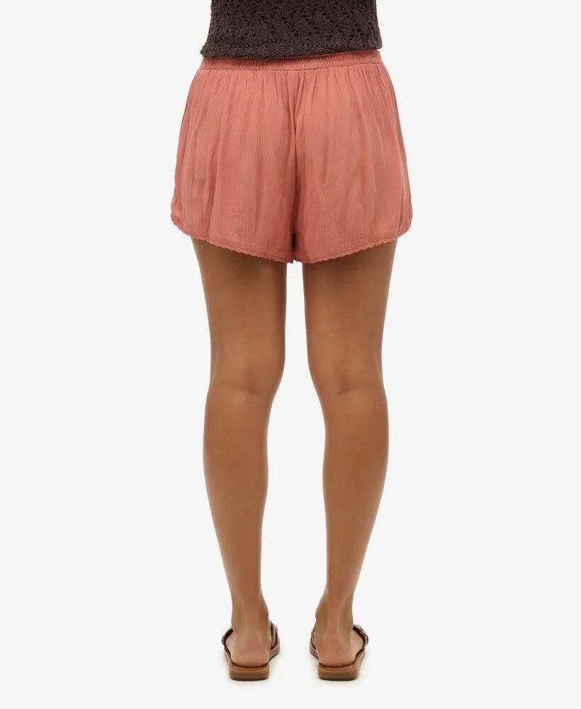 superdry Beach Shorts aus Viskose mit SpitzenDetails 3/7