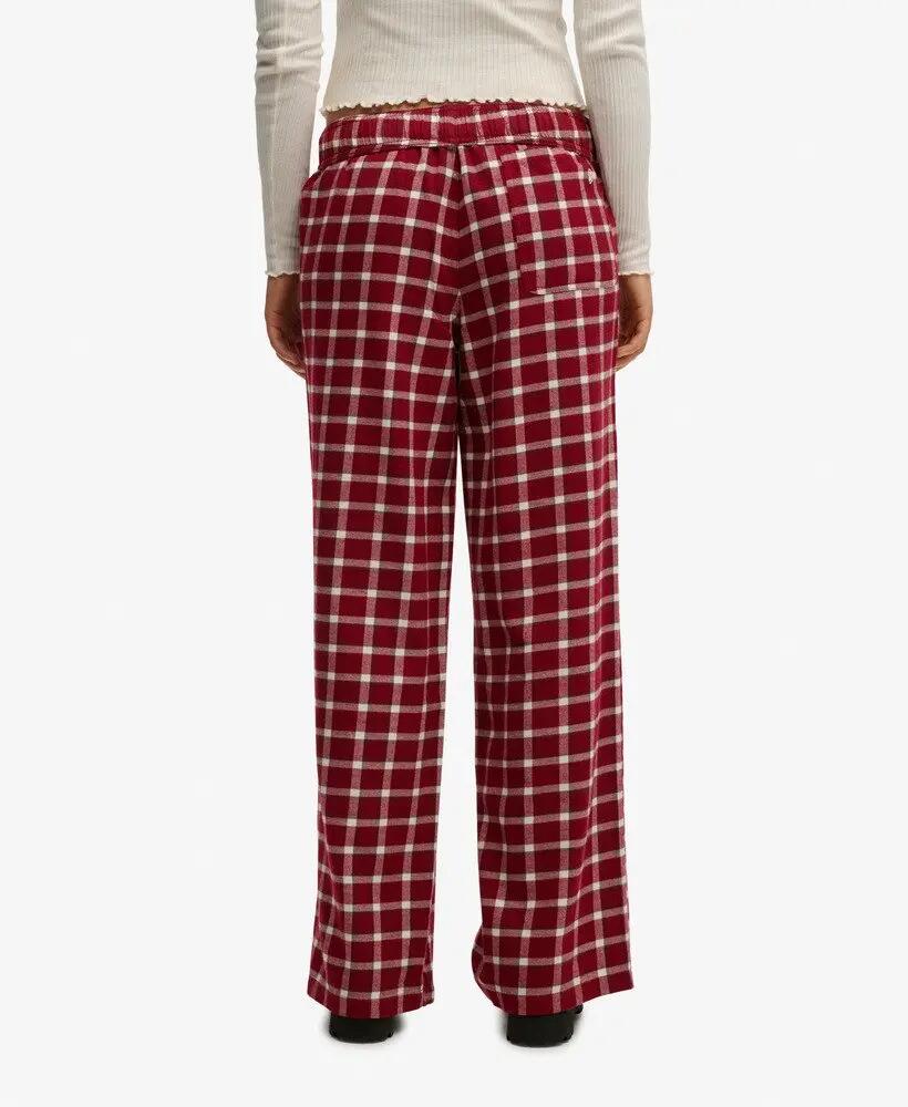 superdry Cotton Check Elastik-Hose Weite Passform 4/6