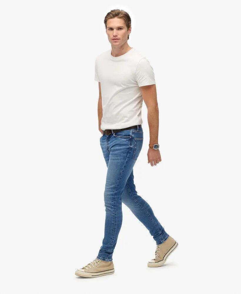 superdry Vintage Skinny Jeans z elastycznej bawełny 4/7