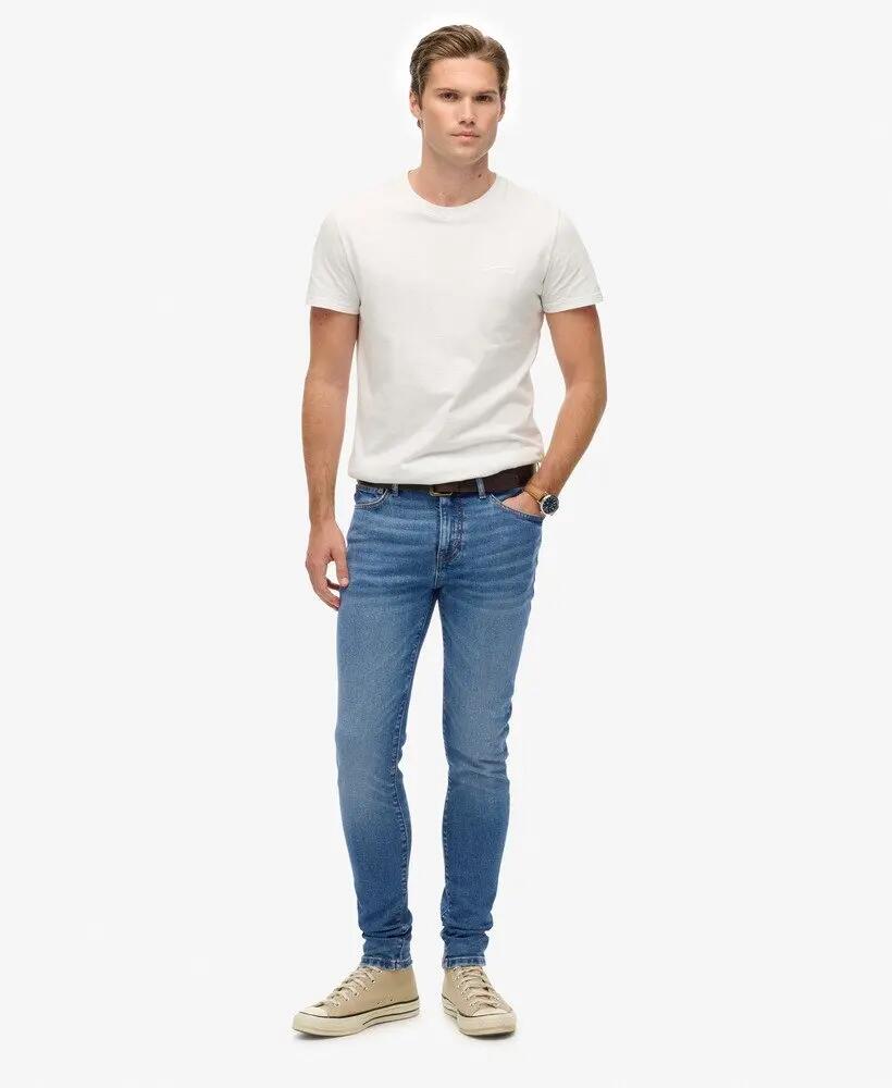 superdry Vintage Skinny Jeans z elastycznej bawełny 3/7