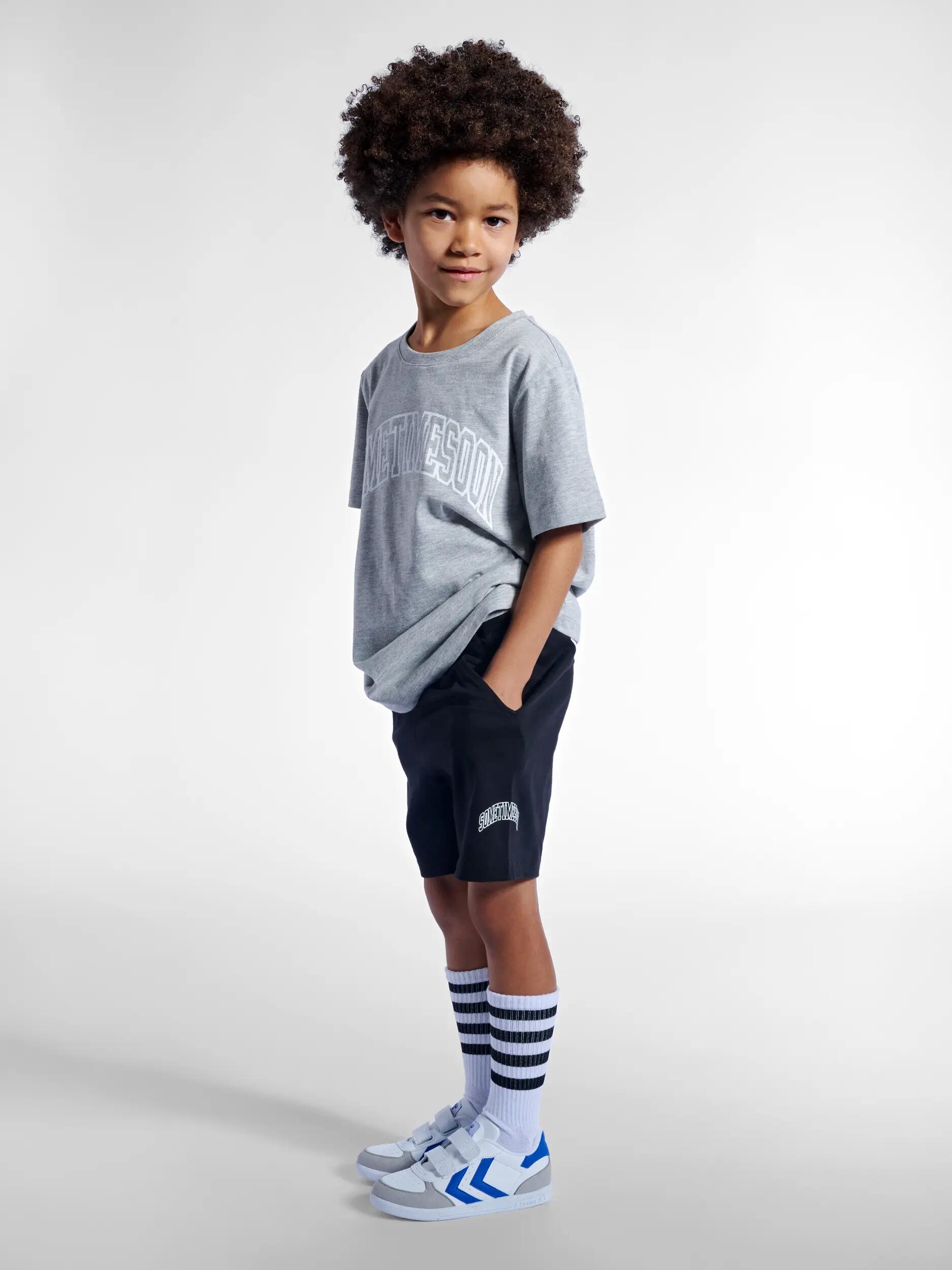 hummel stmOCEAN SHORTS bambino unisex in jersey morbido 3/5