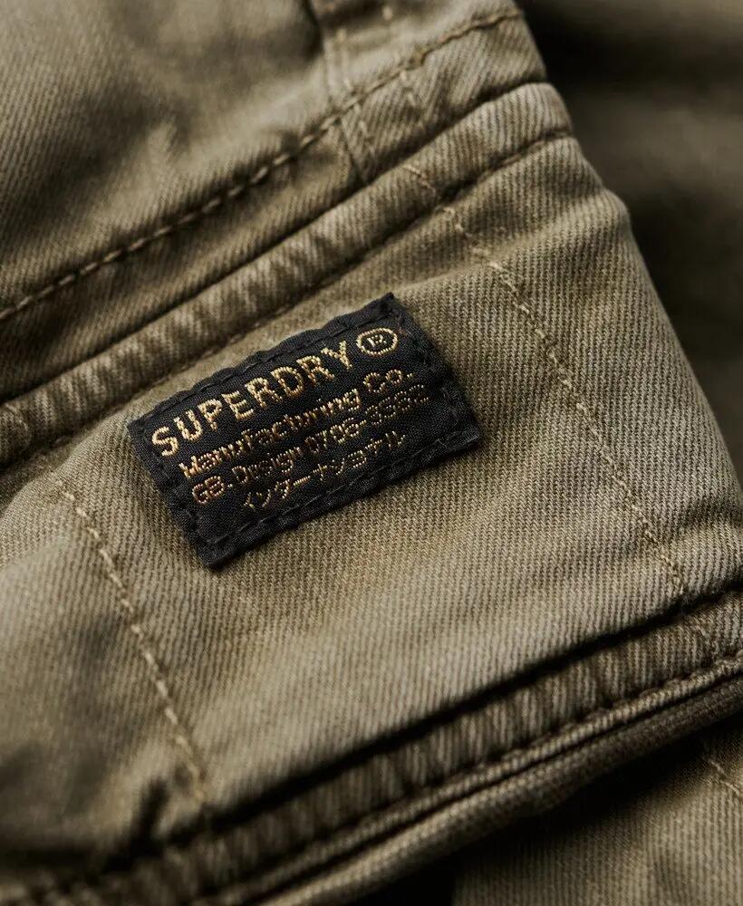 superdry Core Cargo Shorts – szorty cargo Relaxed Fit, Chive Green 7/7
