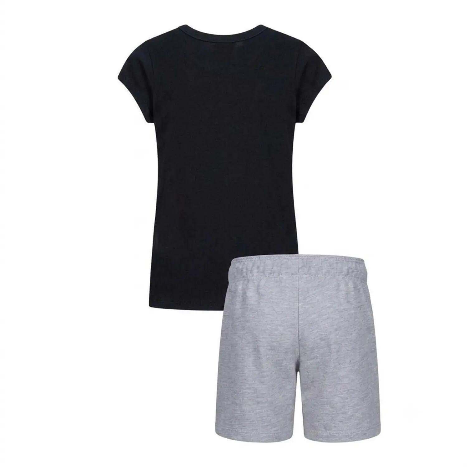 Ensemble Tshirt Et Short Motif/style Génie Enfant (Gris Clair) 2/2