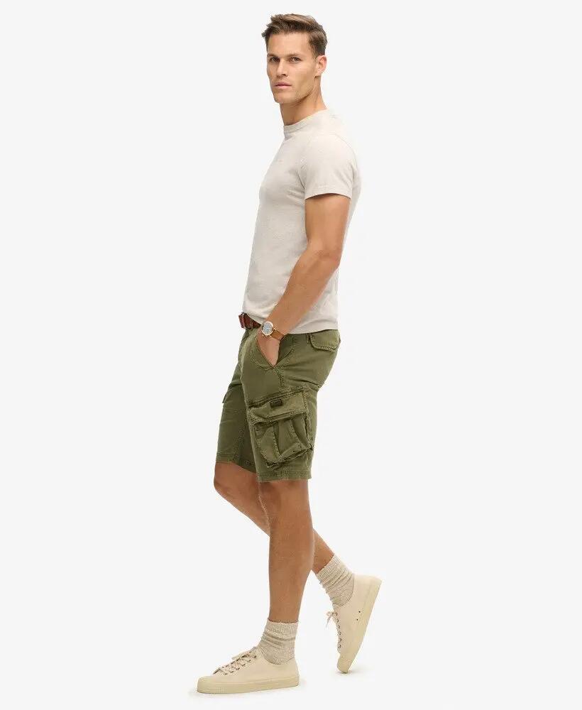 superdry Core Cargo Shorts – szorty cargo Relaxed Fit, Chive Green 4/7