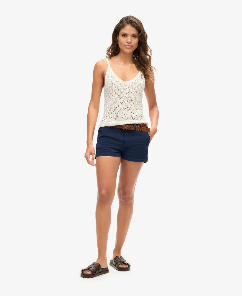 superdry Chino Hot Shorts – slim en algodón elástico 2/5