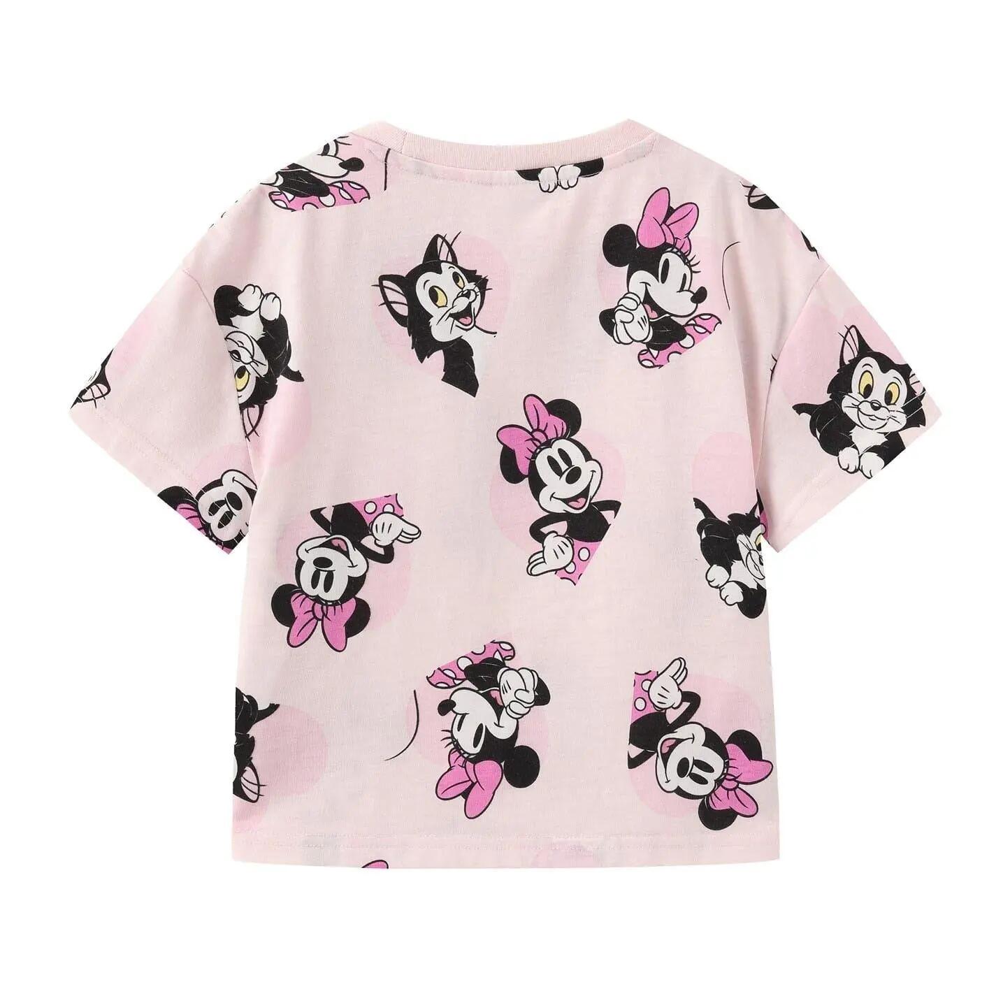 TShirt und Shorts für Mädchen Kinder Pink 3/5