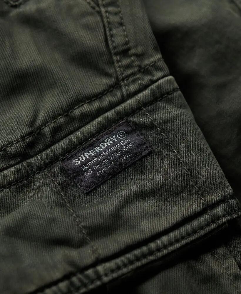 superdry Core Cargo Shorts em twill confortável – Surplus Goods Olive Green 6/7