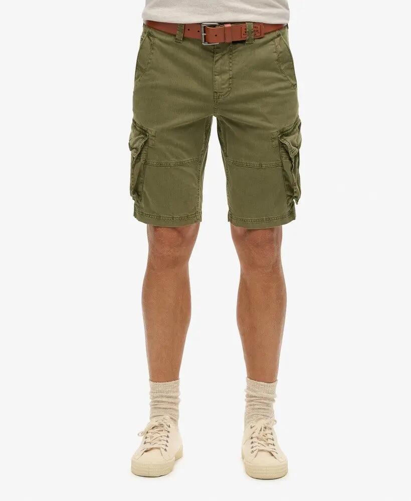 superdry Core Cargo Shorts – szorty cargo Relaxed Fit, Chive Green 2/7