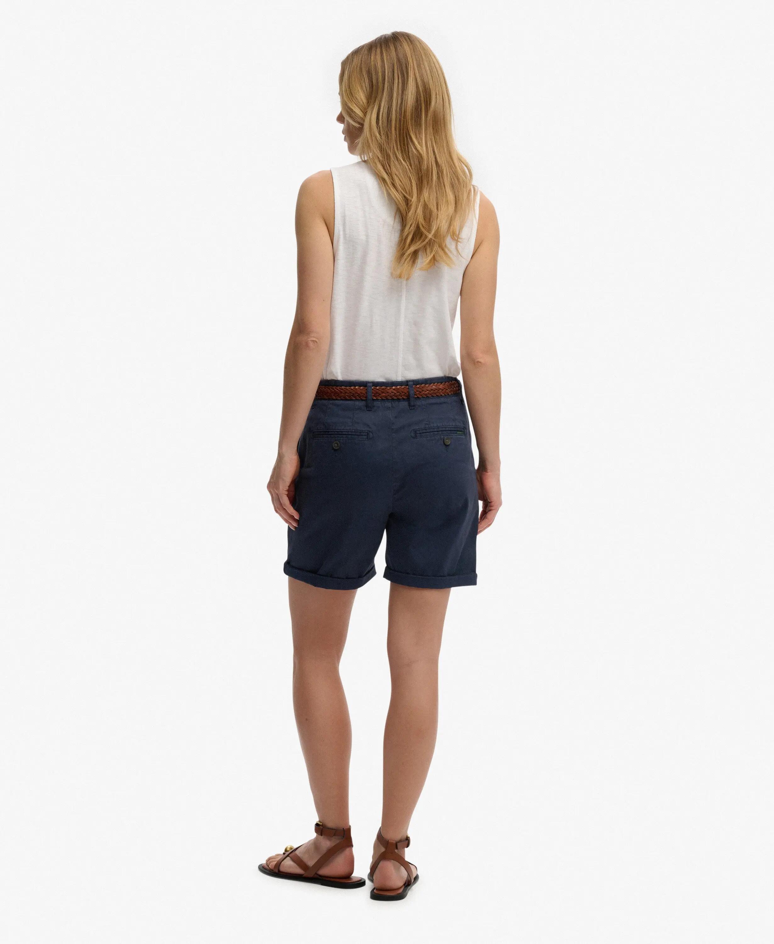 superdry Chino Shorts van katoenstretch – relaxed fit 6/7