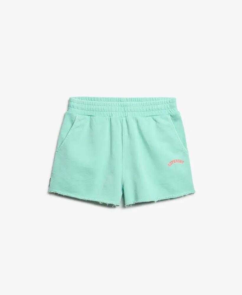 superdry Pantaloncini Essential Logo Garment Dye in cotone bio – Spearmint 7/7