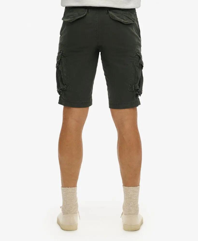 superdry Core Cargo Shorts em twill confortável – Surplus Goods Olive Green 3/7