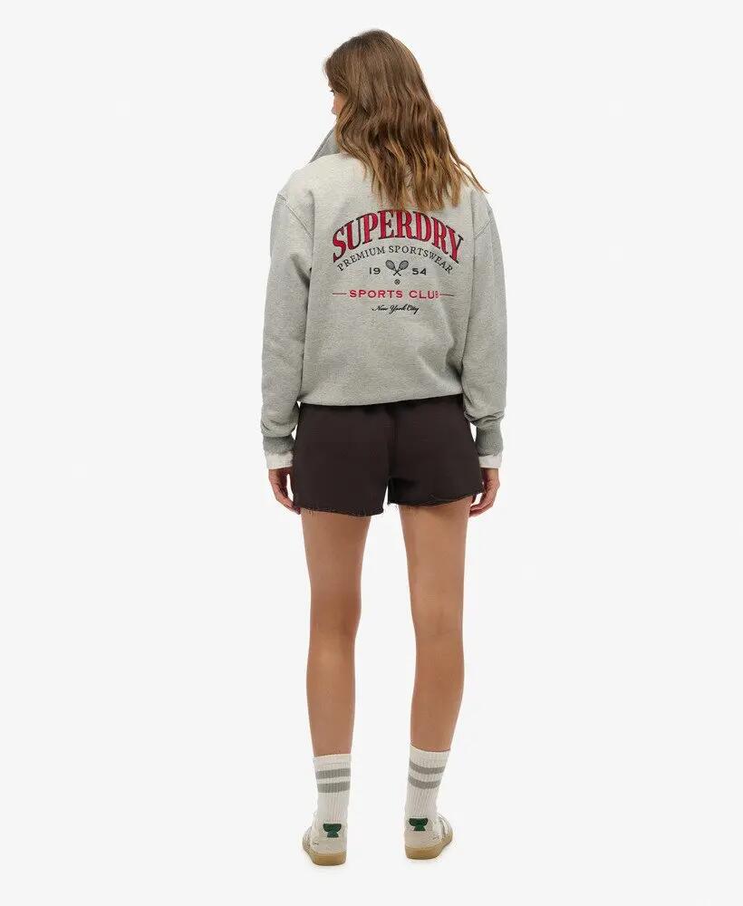 superdry Essential Logo Garment Dye Shorts – Loose Fit, Bio-Baumwolle – BISON 5/6