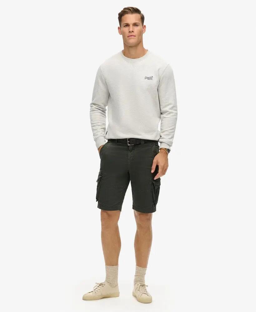 superdry Core Cargo Shorts em twill confortável – Surplus Goods Olive Green 2/7