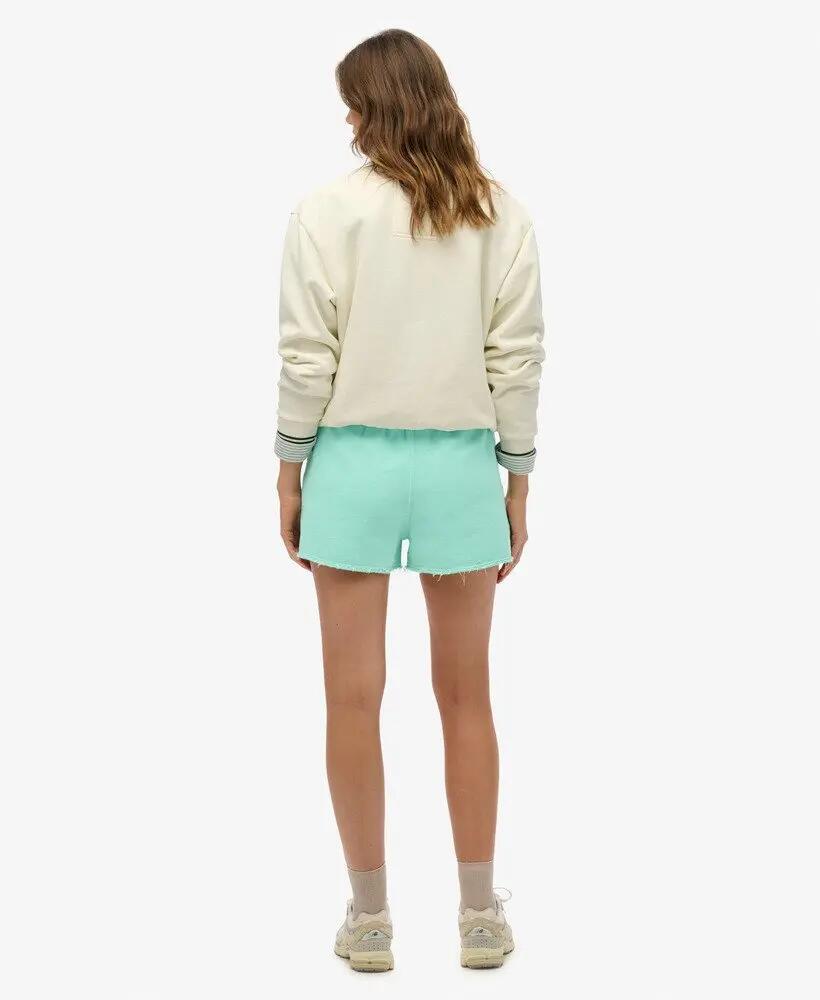 superdry Pantaloncini Essential Logo Garment Dye in cotone bio – Spearmint 5/7