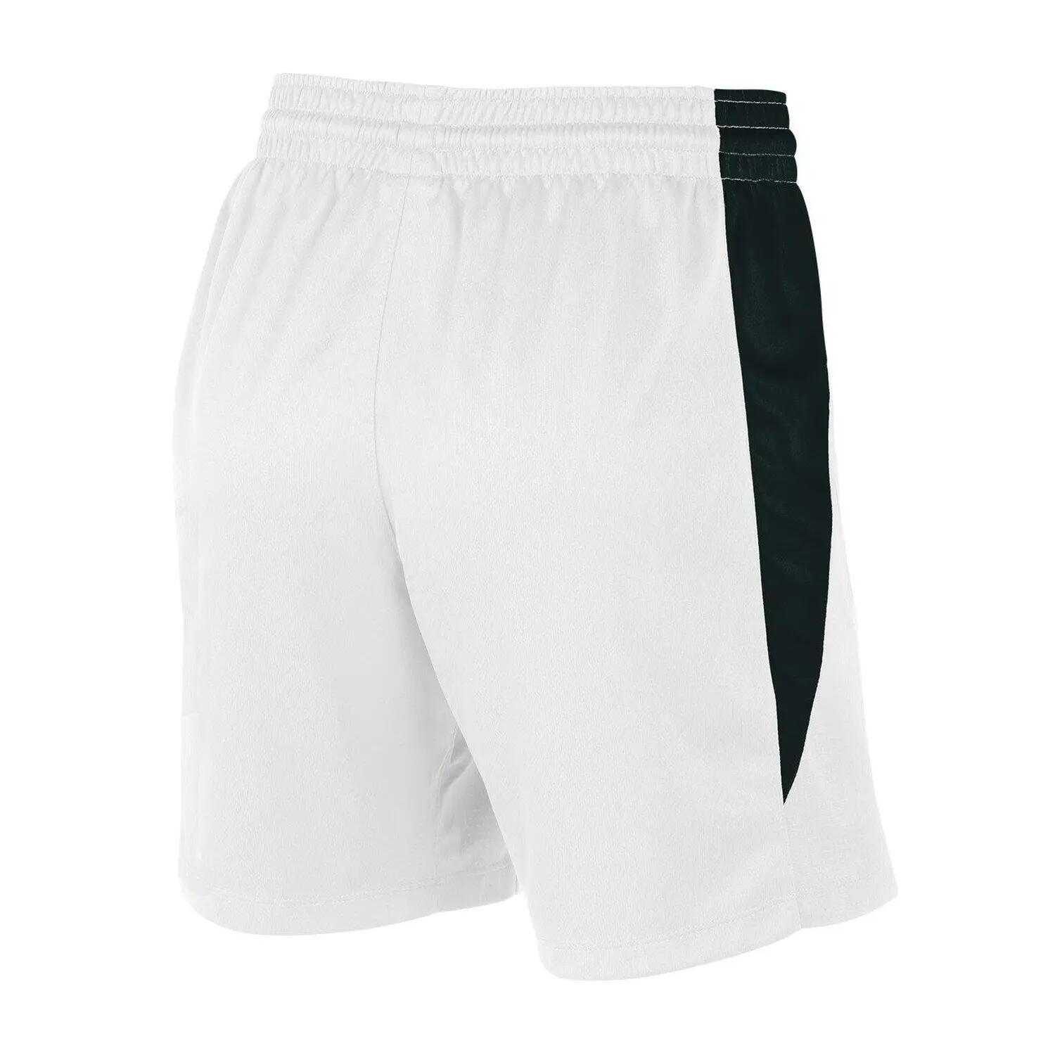 Short De Basket Femme (Blanc / Noir) 2/3