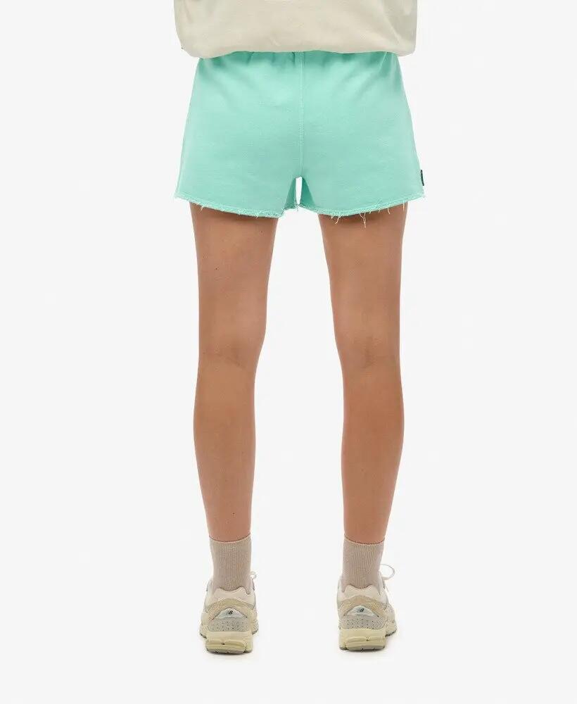 superdry Pantaloncini Essential Logo Garment Dye in cotone bio – Spearmint 3/7