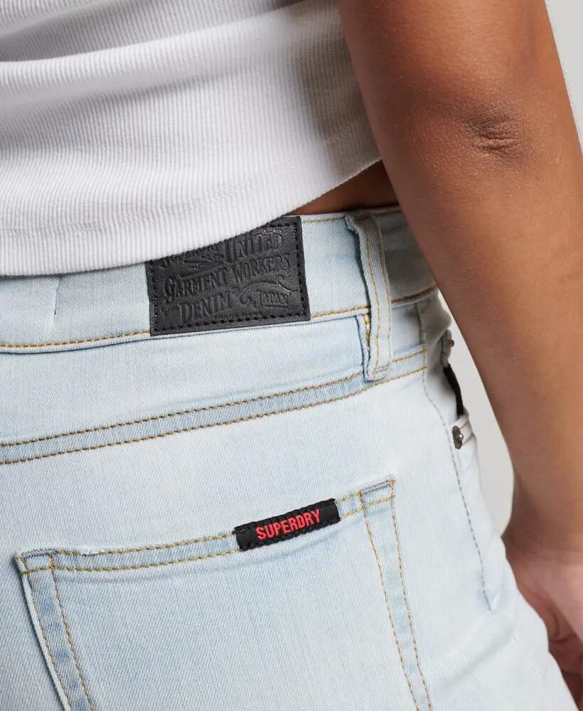 superdry High Rise Skinny Jeans aus Bio-Baumwolle – Icy Blue 4/5
