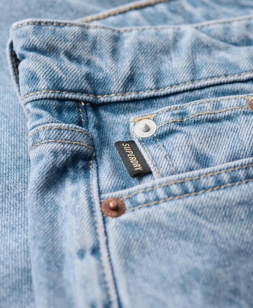 superdry Jeansy z podwyższonym stanem prosta nogawka 4/7