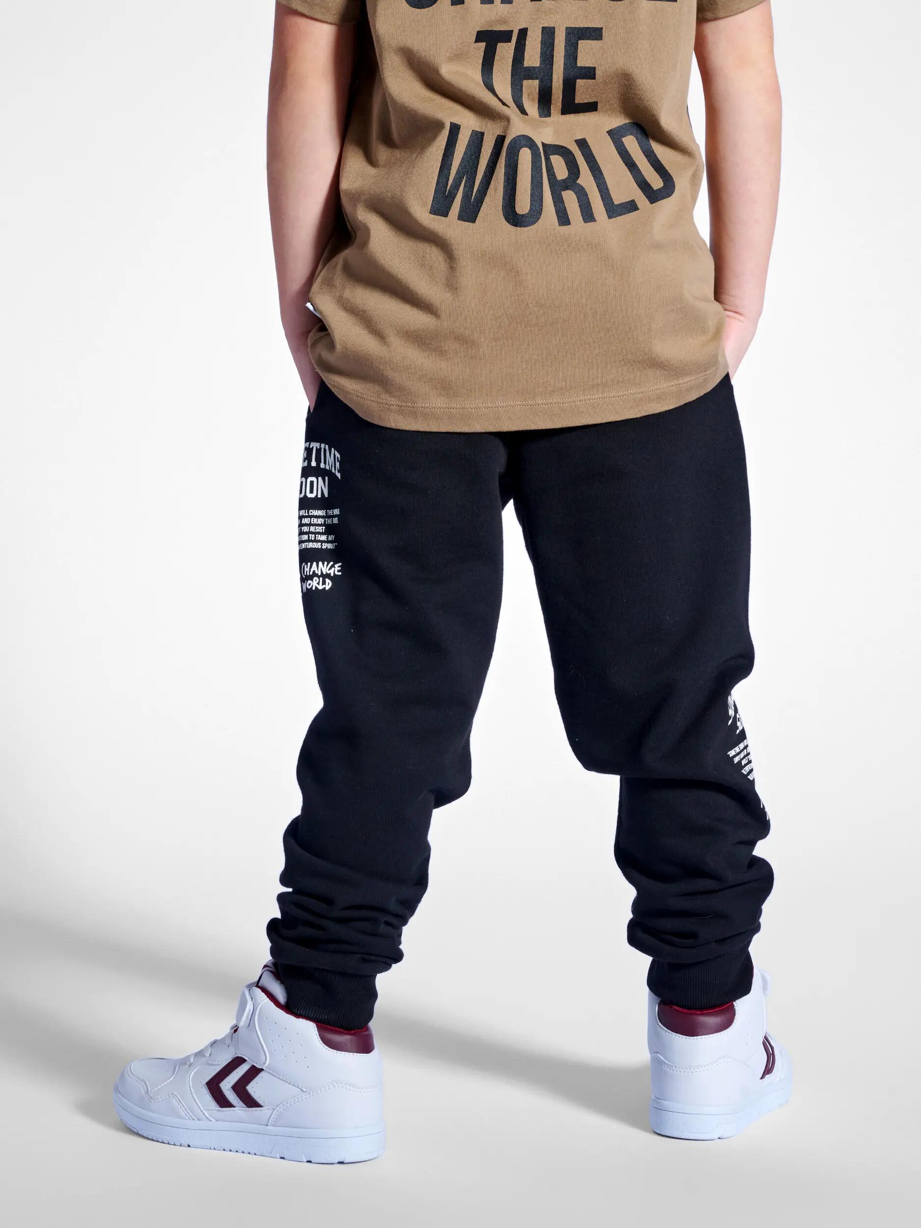 hummel stmDIMAS PANTS — pantaloni jogger ampi in cotone biologico 5/5