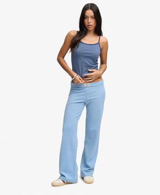 Superdry fold over joggers slim fit damesbroek