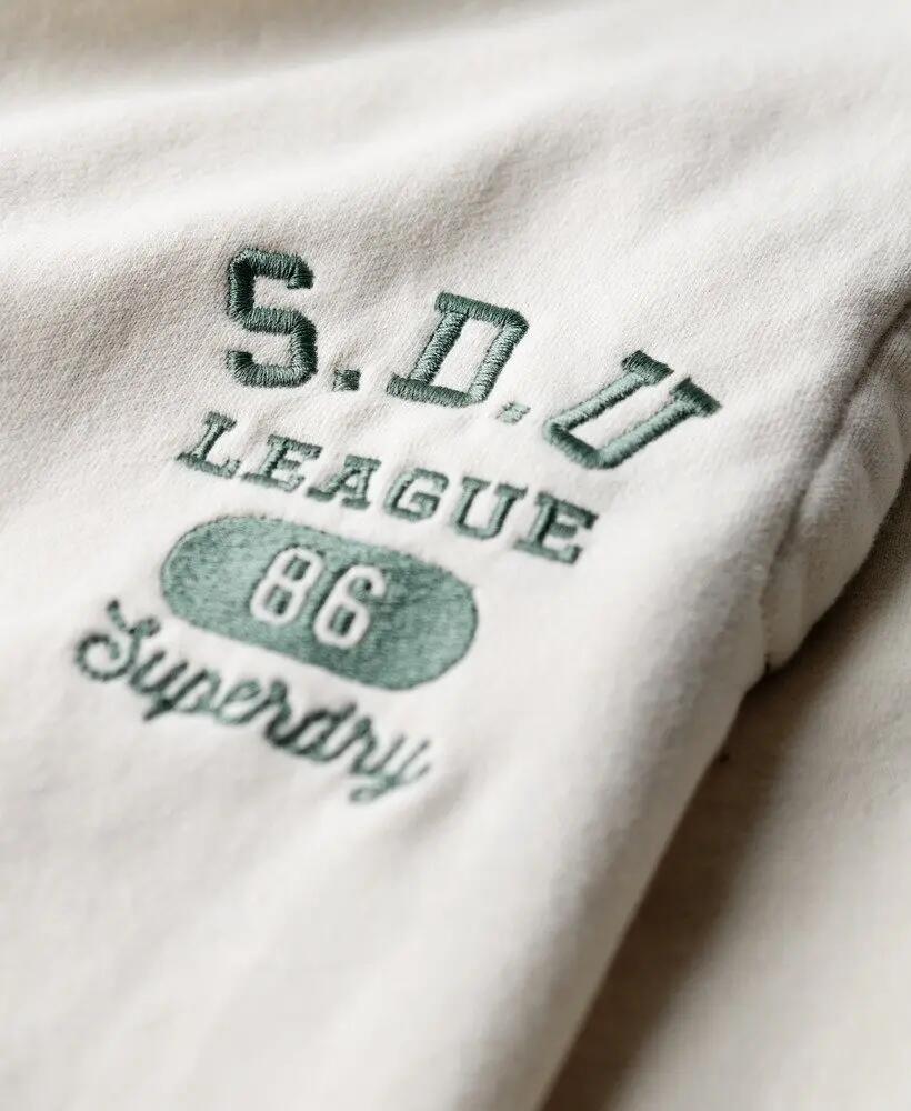 superdry Spodnie joggers flare z niskim stanem 100% bawełna 4/6