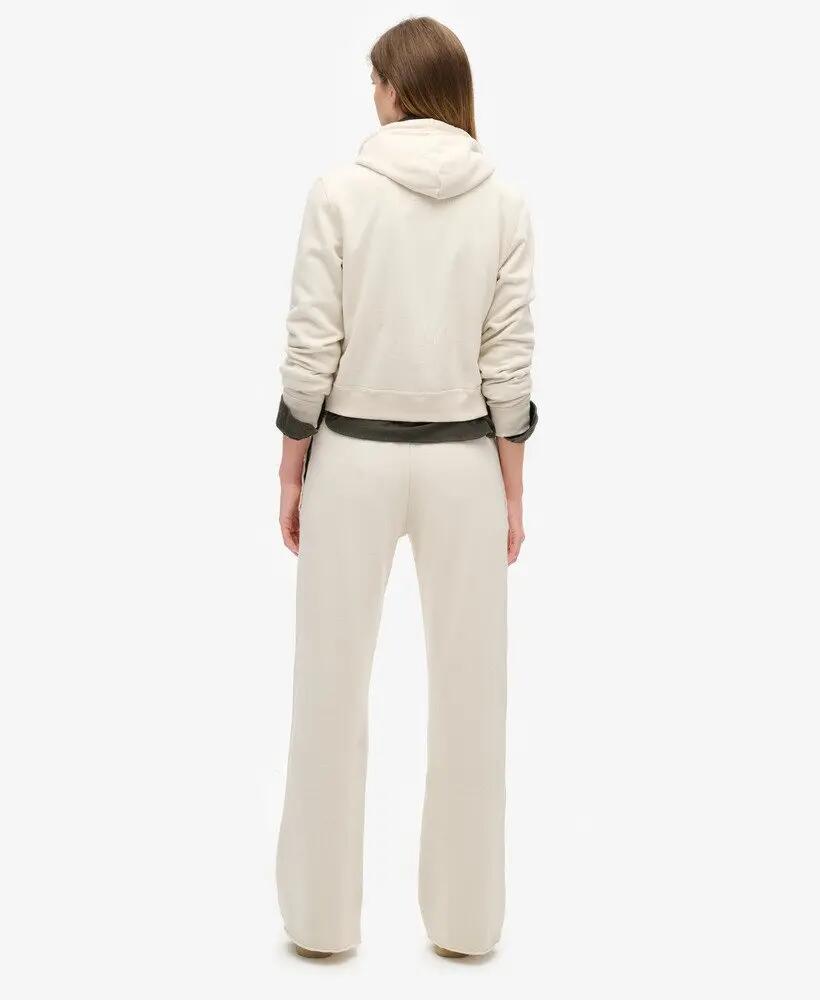 superdry Spodnie joggers flare z niskim stanem 100% bawełna 2/6