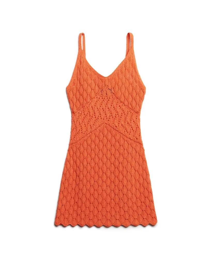 superdry Vestido mini de crochet - Crochet Cami Mini Dress 7/7