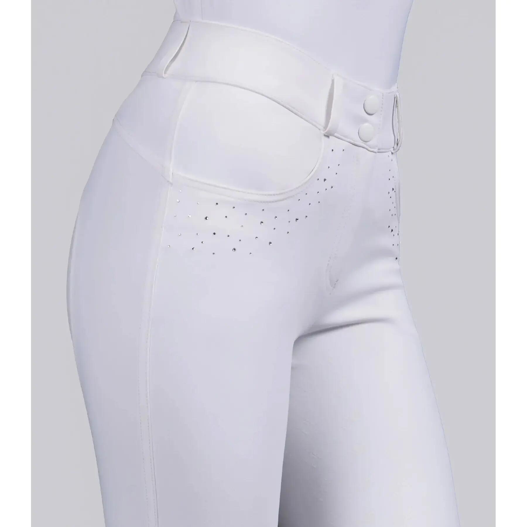 Pantaloni da concorso full zip Premier Equine Cristalli 3/6