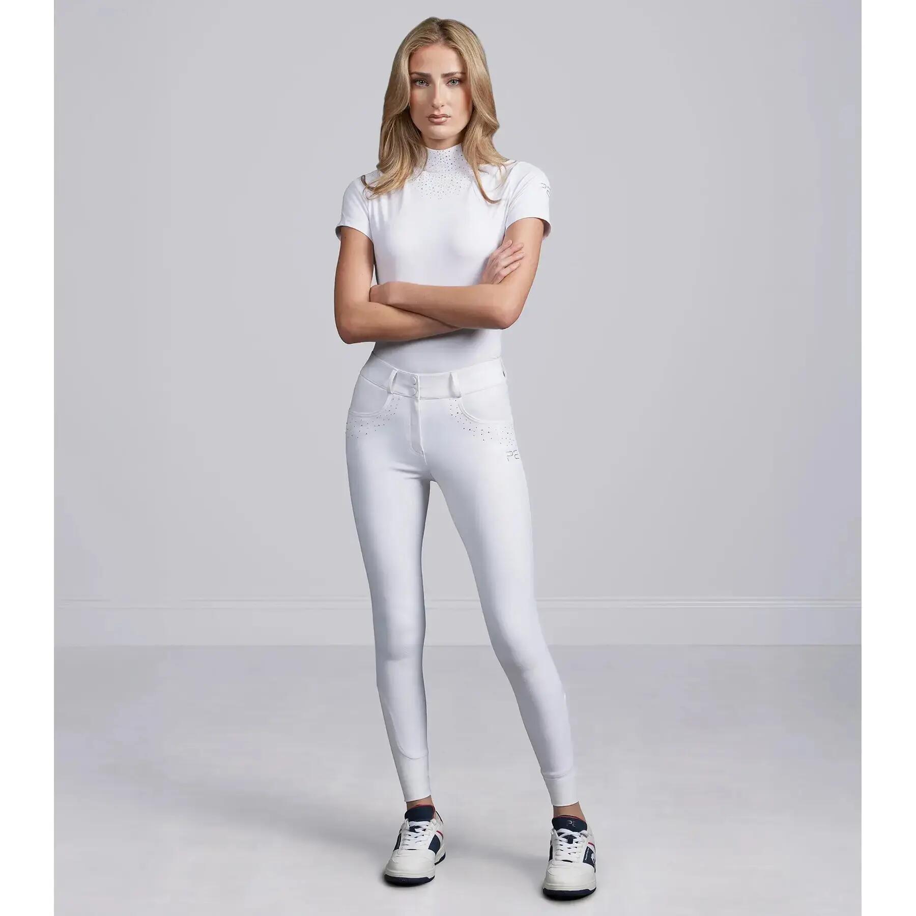 Pantaloni da concorso full zip Premier Equine Cristalli 2/6