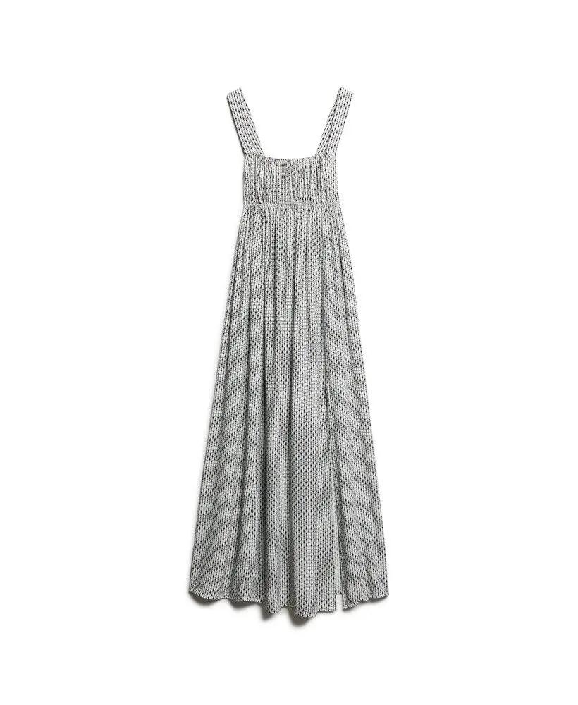 superdry Vestido Maxi Tie Back em viscose MONO CROSS GEO 6/6