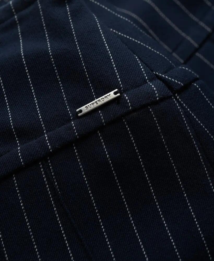 superdry Pinstripe geplooide minirok – NAVY PINSTRIPE 7/7