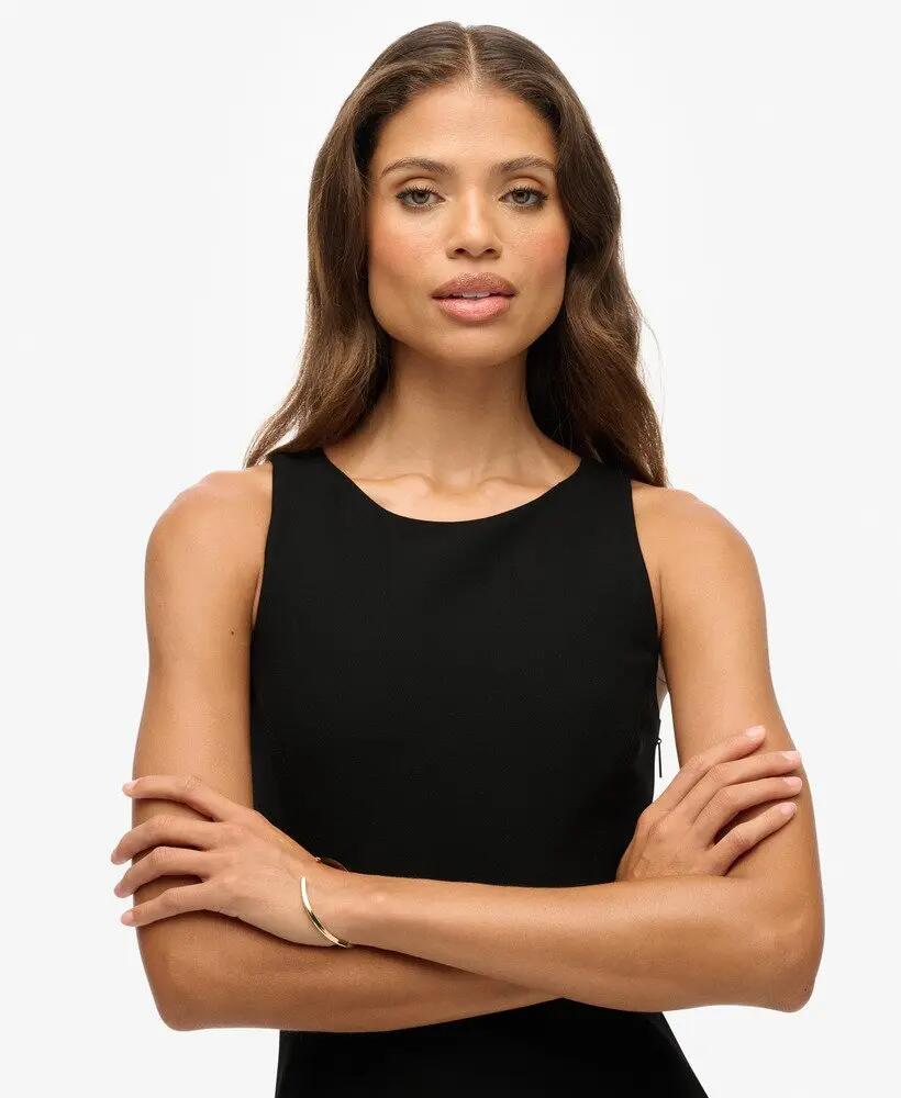 superdry Vestido longo Cut Out Back Maxi Dress preto com recorte nas costas 4/7