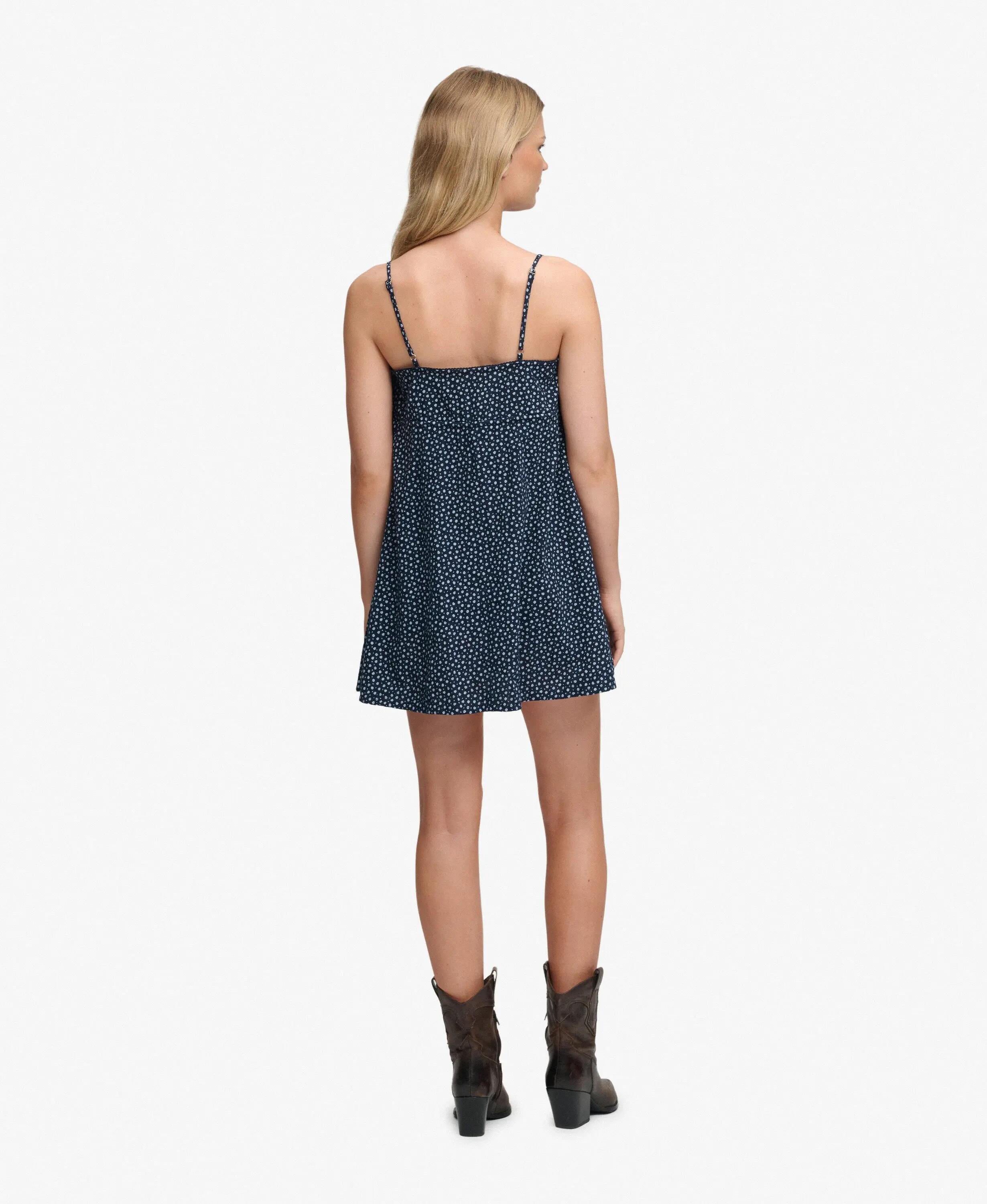 superdry Vestido Cami tecido texturado – Corte relaxed com alças reguláveis 6/7
