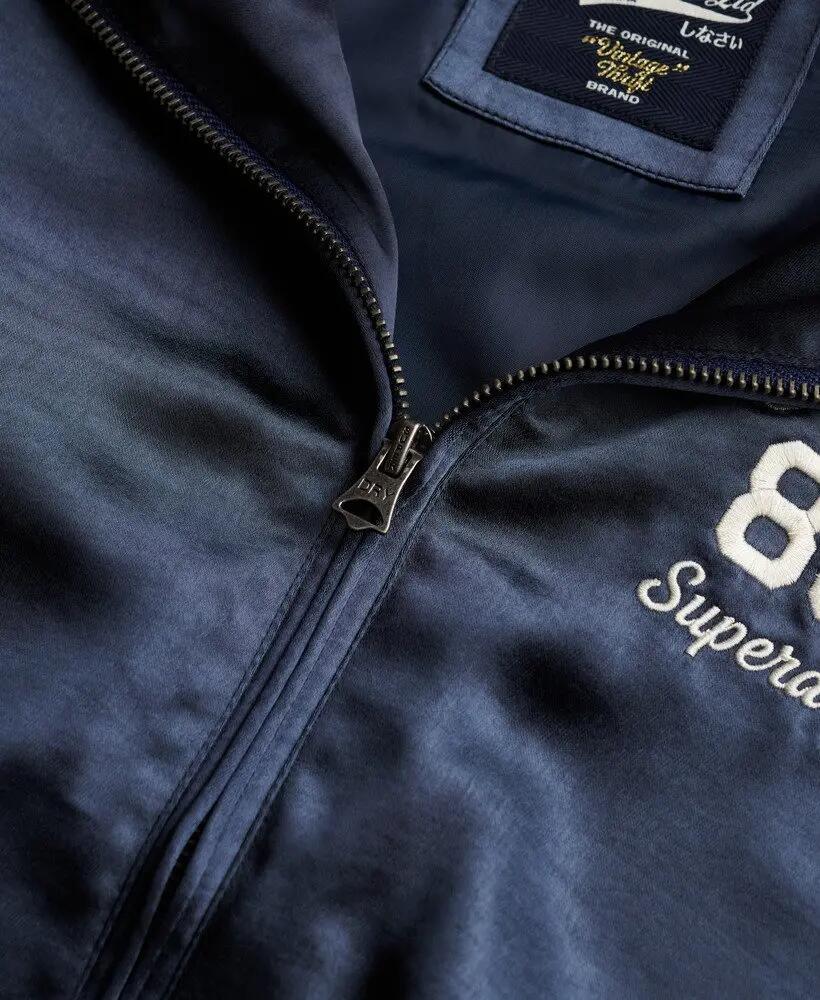 superdry Casaco Suika Track oversize poliéster - Richest Navy 6/7
