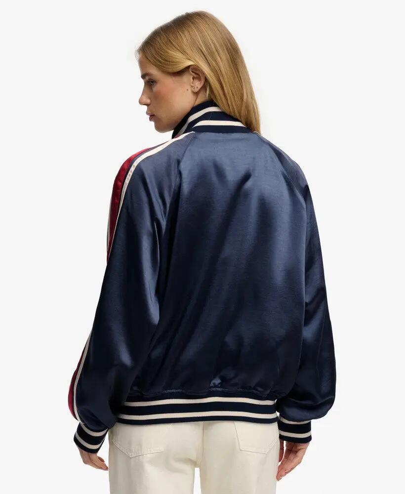 superdry Casaco Suika Track oversize poliéster - Richest Navy 5/7