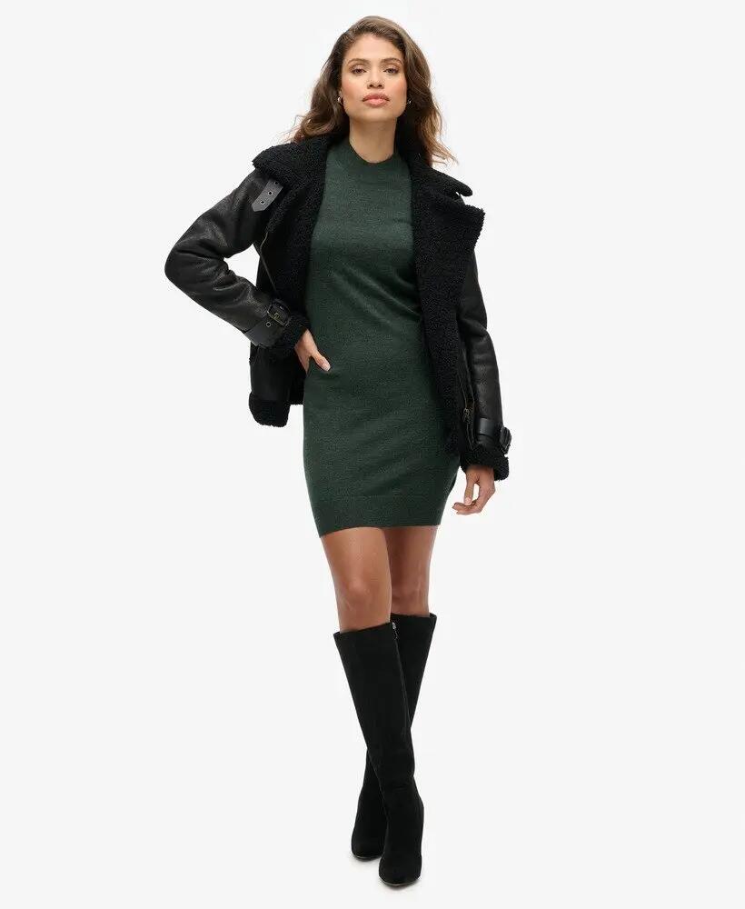superdry Vestido Merino Knit em 100% lã merino 2/7