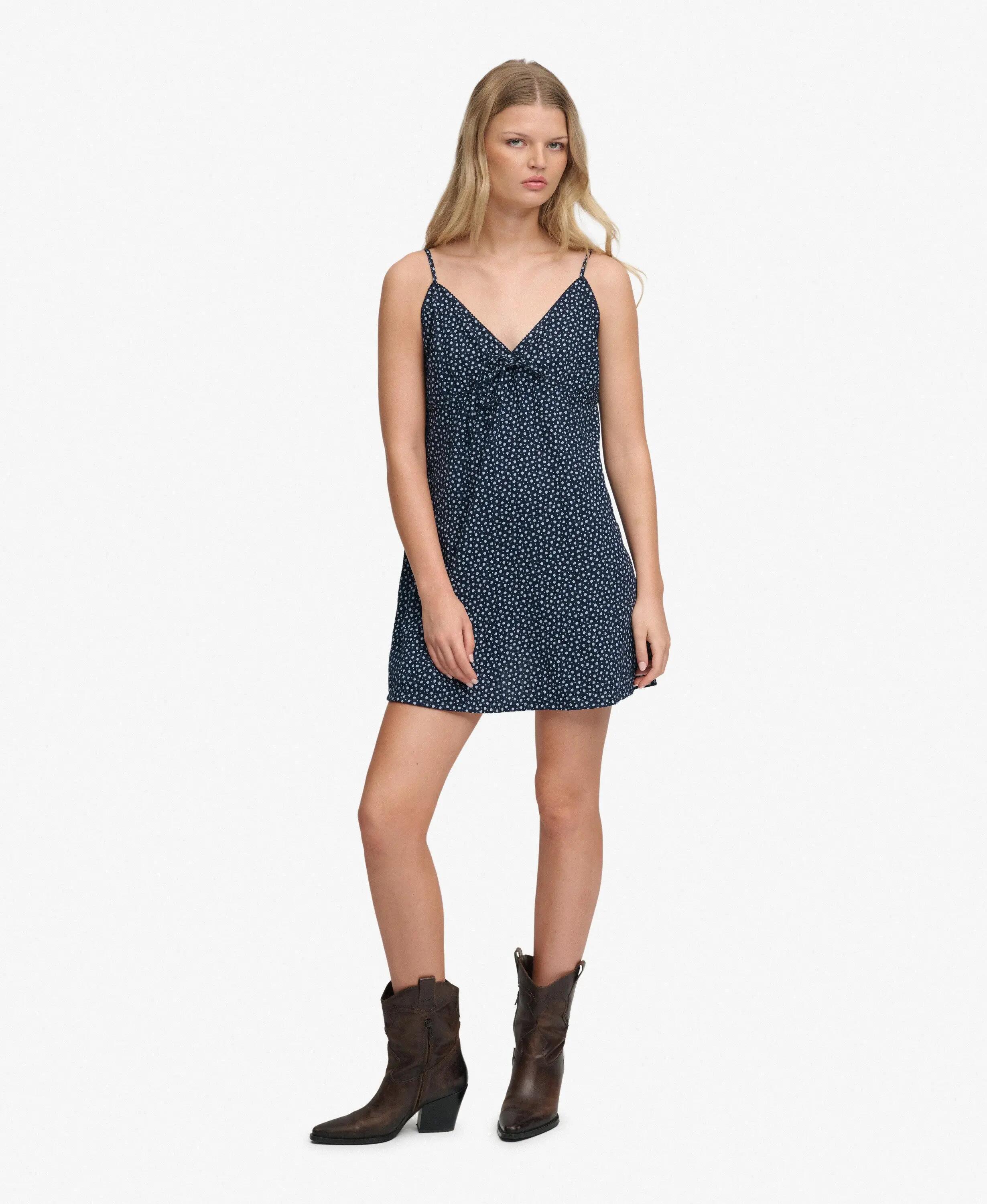 superdry Vestido Cami tecido texturado – Corte relaxed com alças reguláveis 3/7