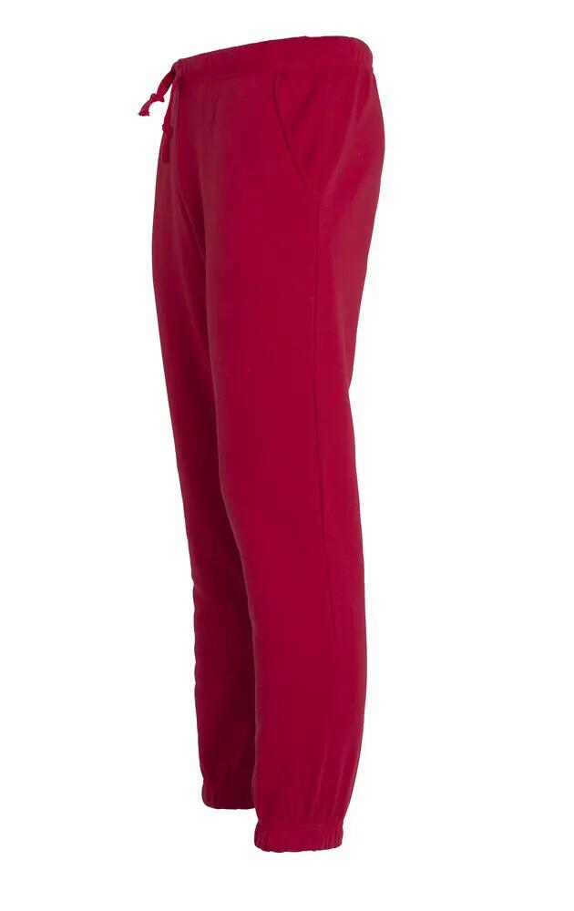 clique Basic Pants Junior — pantaloni in felpa, rosso 4/5