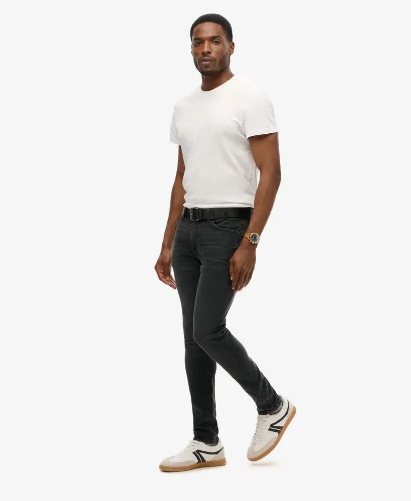 superdry Vintage Skinny Jeans Venom Used Black 4/7