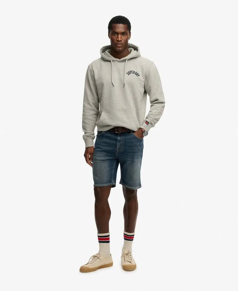 superdry Vintage Straight Shorts in denim Yokohama Dark Blue 5/7