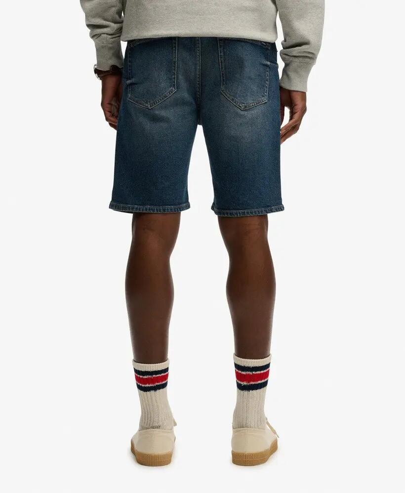 superdry Vintage Straight Shorts in denim Yokohama Dark Blue 4/7