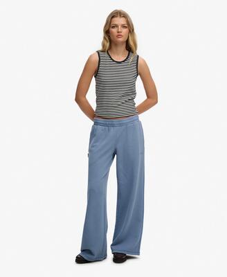 Vrouwen joggingbroek met wijde pijpen superdry essential