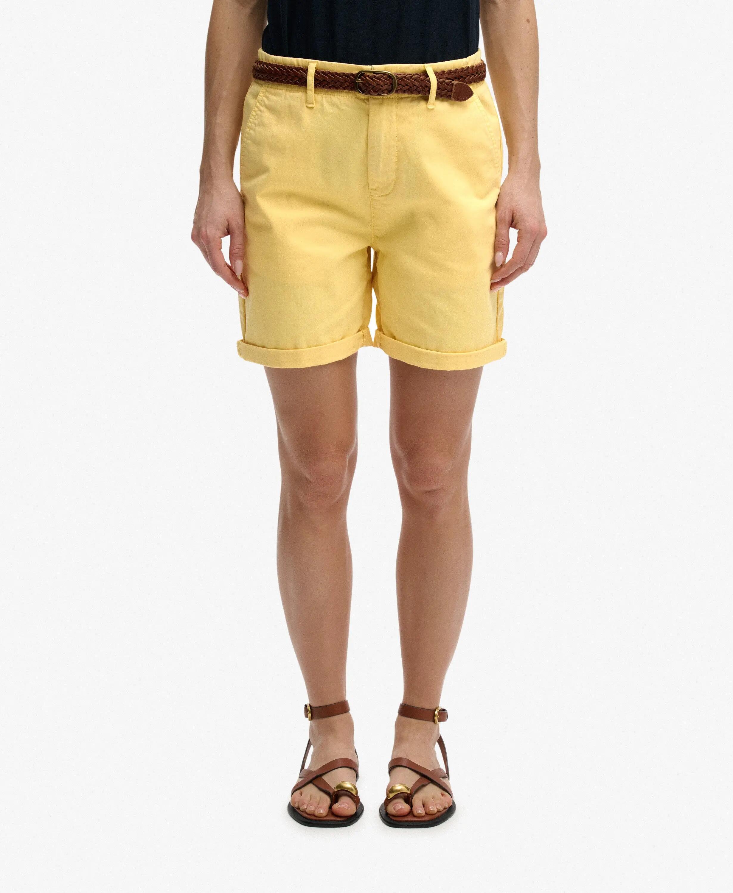 superdry Chino Shorts relax – 97% cotone, Golden Haze Yellow 4/7