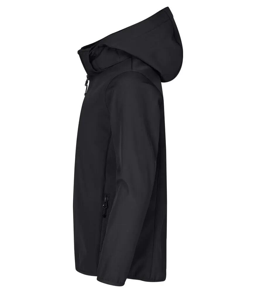 clique Classic Softshell Jacket Junior, 3 camadas, reciclada 3/4