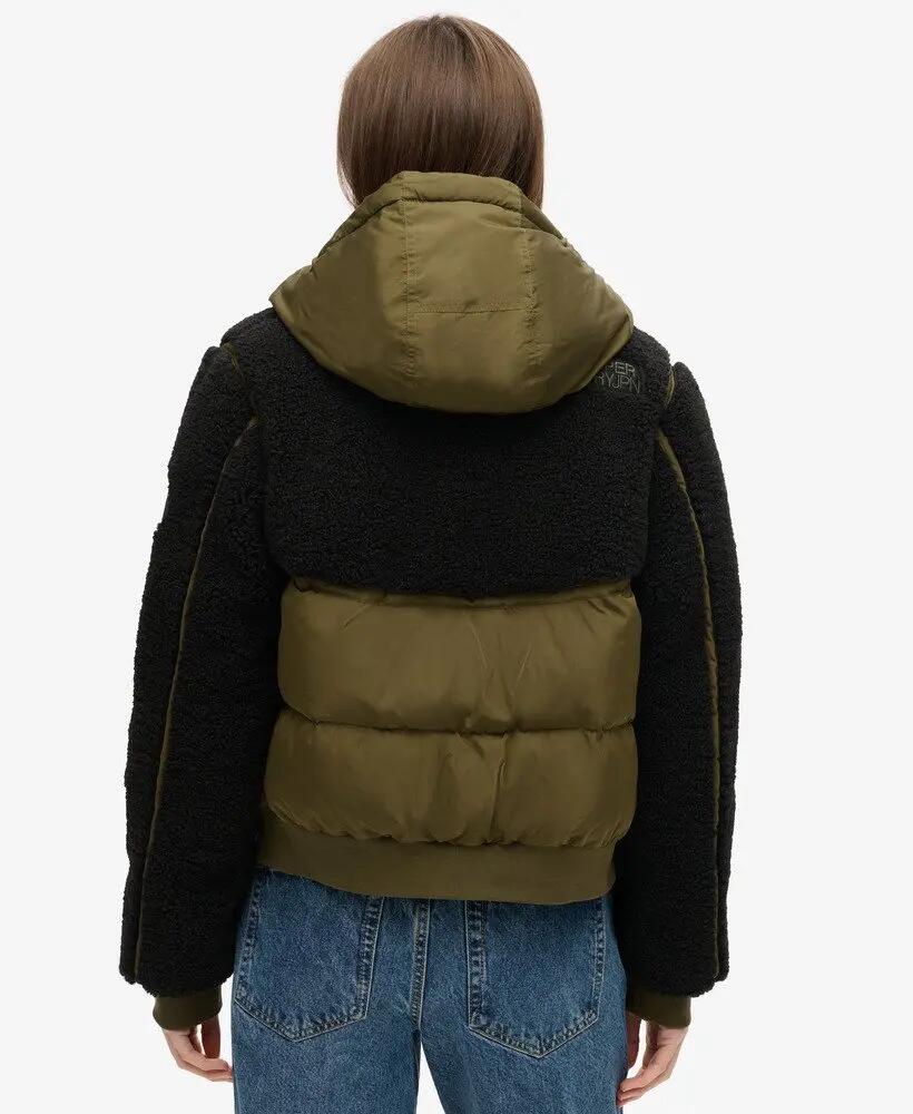 superdry Everest Bomber Hybrid Jacket – Bomber feminino em poliéster 6/7